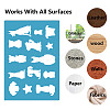 Acrylic Earring Handwork Template DIY-WH0359-039-5