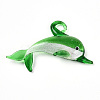 Handmade Lampwork Big Pendants LAMP-T023-10C-1