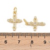 Brass Micro Pave Cubic Zirconia Pendants KK-G544-17G-3