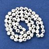 Electroplated Synthetic Non-Magnetic Hematite Beads Strands G-U003-09-2