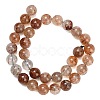 Natural Black Gold Rutilated Quartz Beads Strands G-L657-B02-12mm-3
