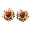 Rack Plating Brass Grade AAA Cubic Zirconia Pendants LS-KK-D026-28G-2