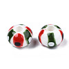 Handmade Porcelain European Beads PORC-S504-007-2