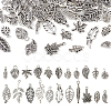 88Pcs 22 Style Autumn Theme Tibetan Style Alloy Pendants TIBEP-TA0001-33-1