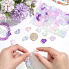 80Pcs Transparent Glass Beads GLAA-PA0001-77-3