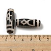Tibetan Style dZi Beads Strands G-P526-B15-3
