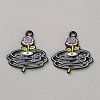 Zinc Alloy Enamel Pendants ENAM-CJC0021-20H-1