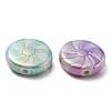 UV Plating Opaque Acrylic Beads OACR-P010-02-4