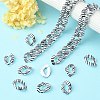 100Pcs Acrylic Linking Rings SACR-CJ0001-33-5