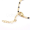 Natural Spinel Handmade Beaded Chains Bracelet Making AJEW-JB00907-01-3