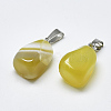 Natural Banded Agate/Striped Agate Pendants G-T122-20E-2