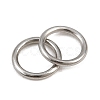304 Stainless Steel Closed Jump Rings STAS-G393-06P-13-3