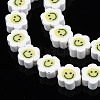 Handmade Polymer Clay Bead Strands CLAY-N006-73J-4