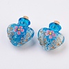 Handmade Luminous Lampwork  Perfume Bottle Pendants LAMP-P044-L-3