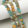 Dyed Synthetic Imperial Jasper Beads Strands G-D337-10mm-A02-1