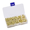 5 Sizes Plating Acrylic Beads PACR-LS0001-01G-7