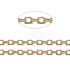 Brass Cable Chains X-CHC-034Y-G-1