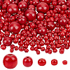1005Pcs 5 Styles Dyed Natural Wood Beads WOOD-PH0003-42A-1