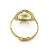 316 Stainless Steel with Epoxy Resin Ring RJEW-Z031-02B-3
