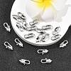 SHEGRACE Brass Lobster Claw Clasps XGR0007P-08P-3