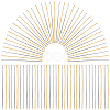 600Pcs 2 Colors Jewelry Findings KK-SP0001-72C-1
