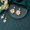 200Pcs Brass Eye Pins KK-BBC0002-89-5