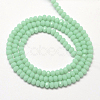 Faceted Rondelle Glass Beads Strands LS-EGLA-J134-3x2mm-A07-2