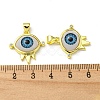 Real 18K Gold Plated Brass Pendants KK-L209-002G-01-3