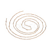 Real Gold Plated Brass Bar Link Chains CHC-R126-13G-3