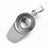 Tarnish Resistant 201 Stainless Steel Pendants STAS-O113-17P-2