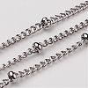 Tarnish Resistant 304 Stainless Steel Twist Chains CHS-K002-10-1