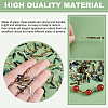 1260Pcs 7 Style Glass Twisted Bugle Beads SEED-PH0001-55-7
