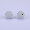 Round Silicone Focal Beads SI-JX0046A-83-2