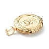 Brass Locket Pendants X-KK-P199-07G-4