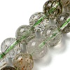 Natural Green Rutilated Quartz Beads Strands G-A219-A03-03-1