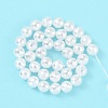 Electroplated Glass Pearl Beads Strands BSHE-C007-A01-02-1-3
