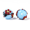 Handmade Lampwork Enamel Beads LAMP-T023-23F-3