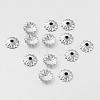 Tarnish Resistant Multi-Petal 316 Surgical Stainless Steel Flower Bead Caps X-STAS-M257-05-1