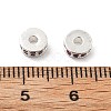 Brass Micro Pave Cubic Zirconia Beads KK-R216-14S-01-3
