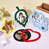 20Pcs 5 Style Star Wool Felt Frame Newborn Growth Milestone Blanket Photo Props Photo Frame DIY-AR0001-96-2