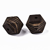 Painted Natural Wood Beads WOOD-T021-52C-02-2