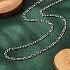 Non-Tarnish 304 Stainless Steel Figaro Chain Necklaces X-NJEW-E143-04P-1