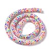 Handmade Polymer Clay Beads Strands CLAY-R091-8mm-02-3