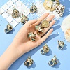 5Pcs Natural Sea Shell Pendants SSHEL-YW0001-11-3