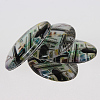 Photo Glass Oval Cabochons X-GGLA-N003-18x25-F04-3