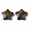 Natural Tiger Eye Star Shaped Worry Stones G-T132-002A-08-2