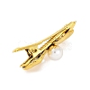 Starfish & Shell Shape 304 Stainless Steel Alligator Hair Clips STAS-Z096-05G-2