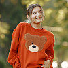 Computerized Embroidery Polyester with Fur Iron on/Sew on Patches DIY-WH0671-397C-6
