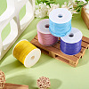 40M 4 Colors PU Leather Thread Cord AJEW-TA0002-29C-4