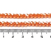 Electroplate Transparent Glass Beads Strands EGLA-A035-T4mm-A05-4